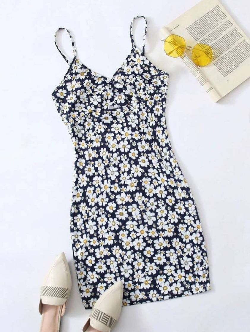 Moda Floral Cami Bodycon Dress | SHEIN USA