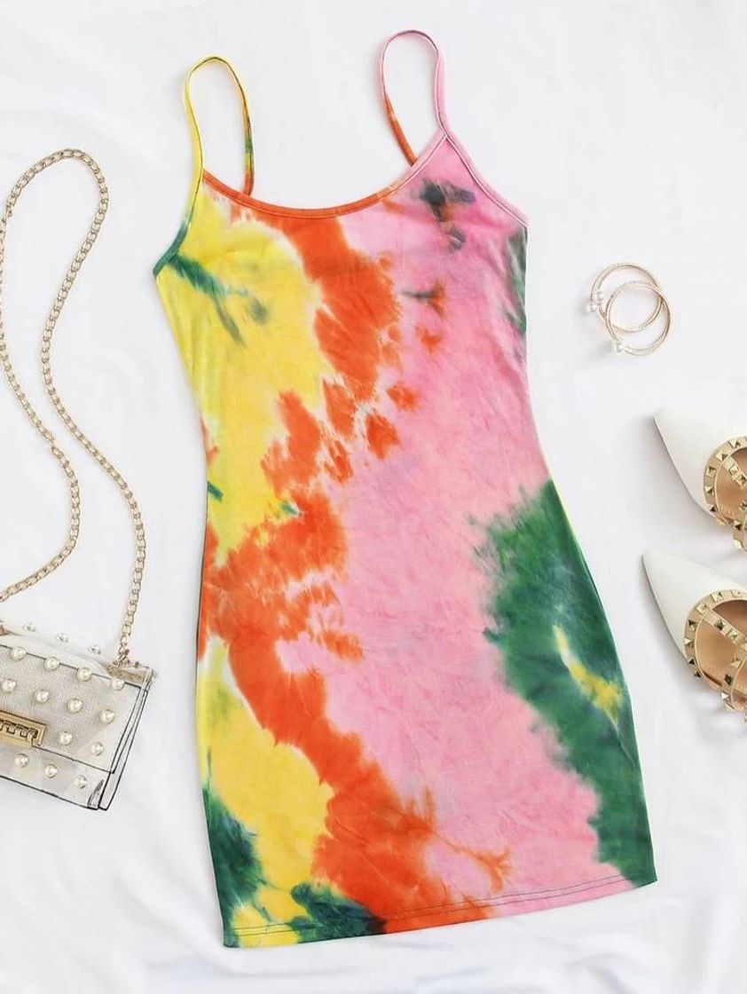 Moda Tie Dye Bodycon Dress | SHEIN USA