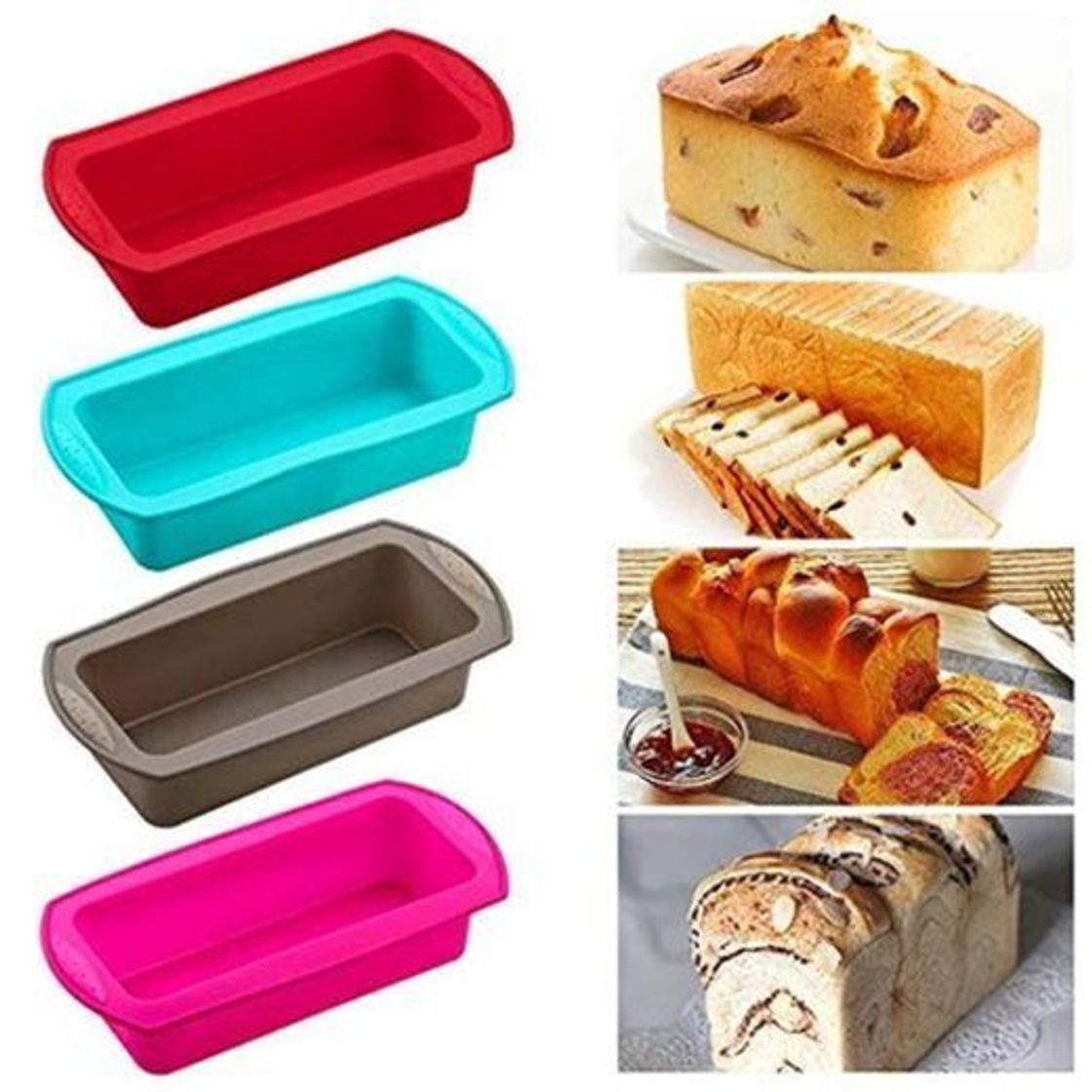 Social MZY1188 Molde Rectangular de Silicona