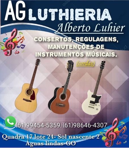 Alberto luthier instrumentos musicais cordas!🎸