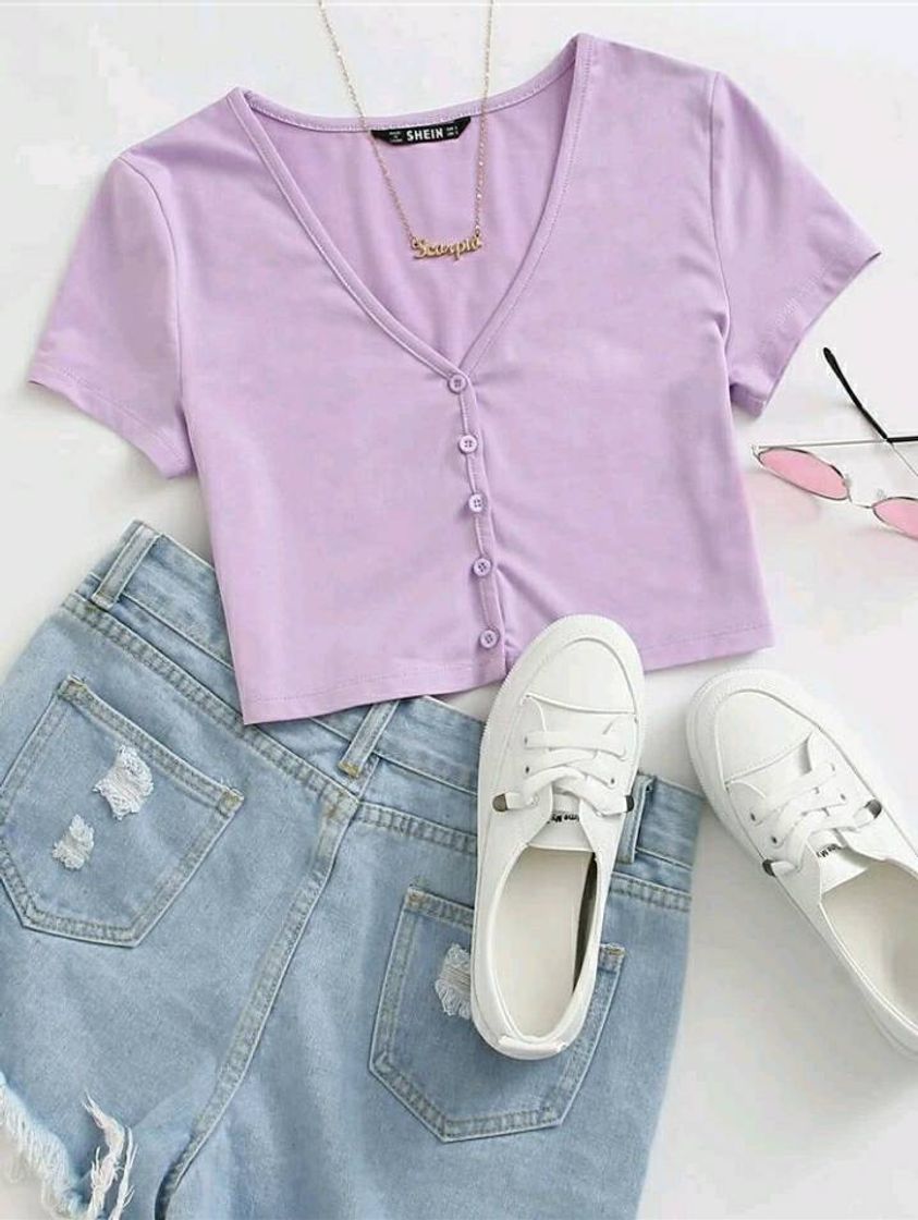 Fashion 💜Blusa Cropped💜