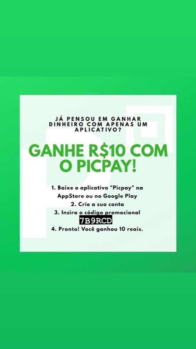 Moda Dinheiro abrindo conta no picpay 