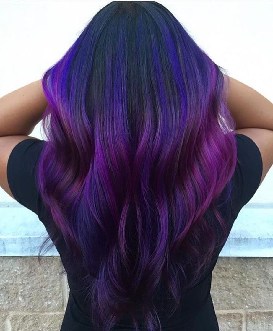 Moda Cabelo roxo💜