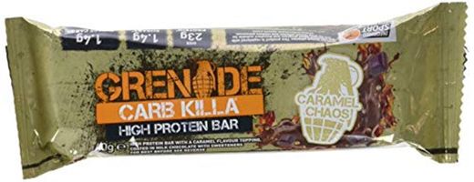 Grenade Carb Killa High Protein and Low Carb Barra Sabor Caramel Chaos