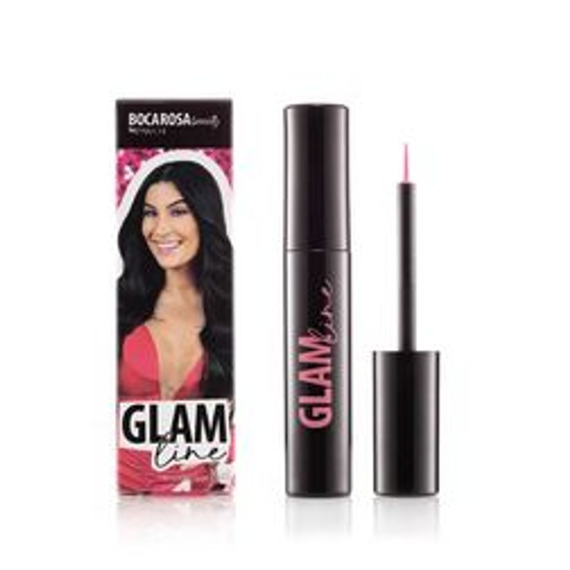 Fashion Delineador Liquido Glam Line Boca Rosa -Rosa