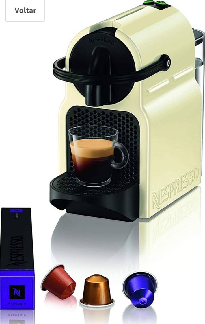 Fashion Nespresso Inissia Cream, Cafeteira, 110V 