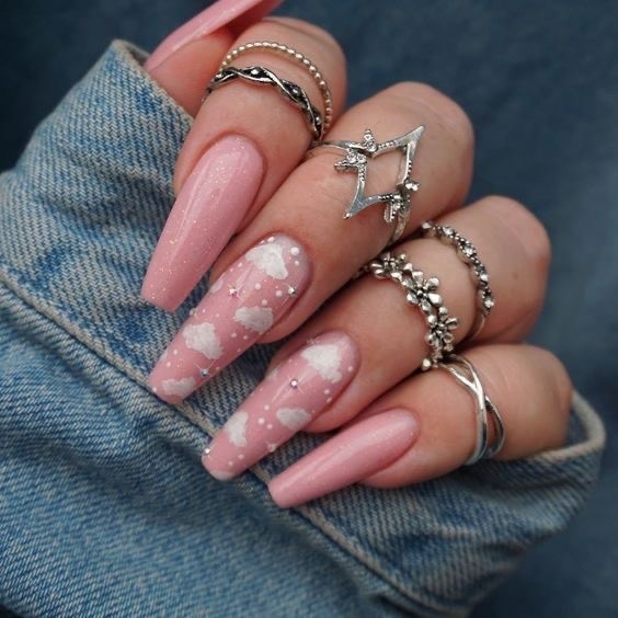 Moda Uñas nube