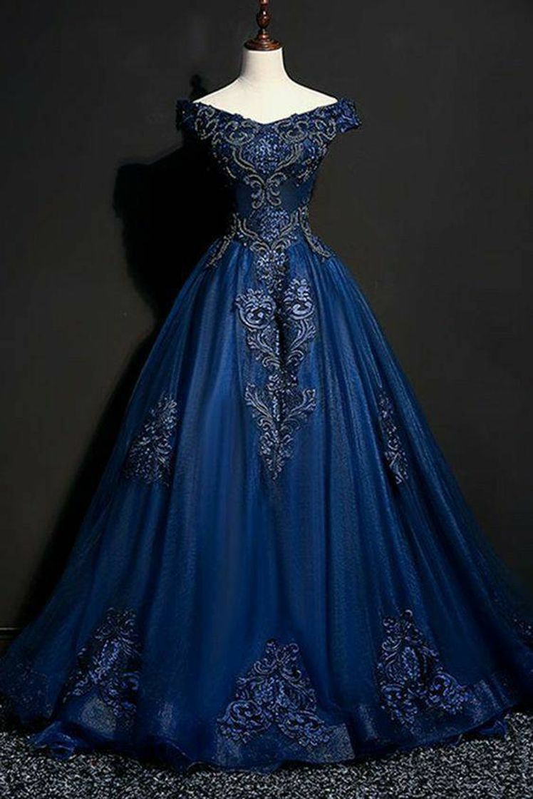 Fashion Blue princess dress