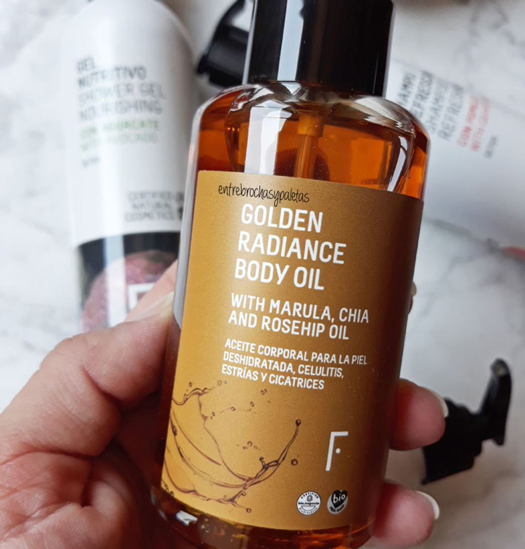 Moda Aceite Corporal Natural | Golden Radiance | Freshly Cosmetics