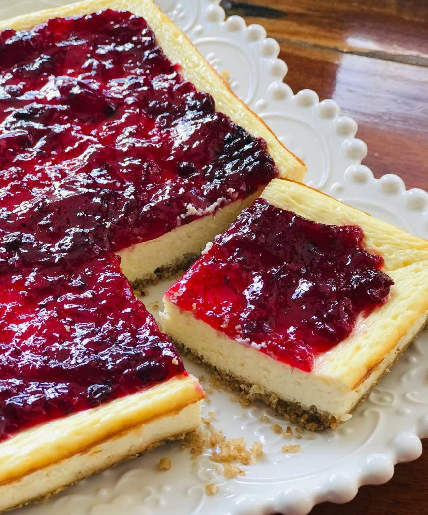 Social Tarta de queso con mermelada 