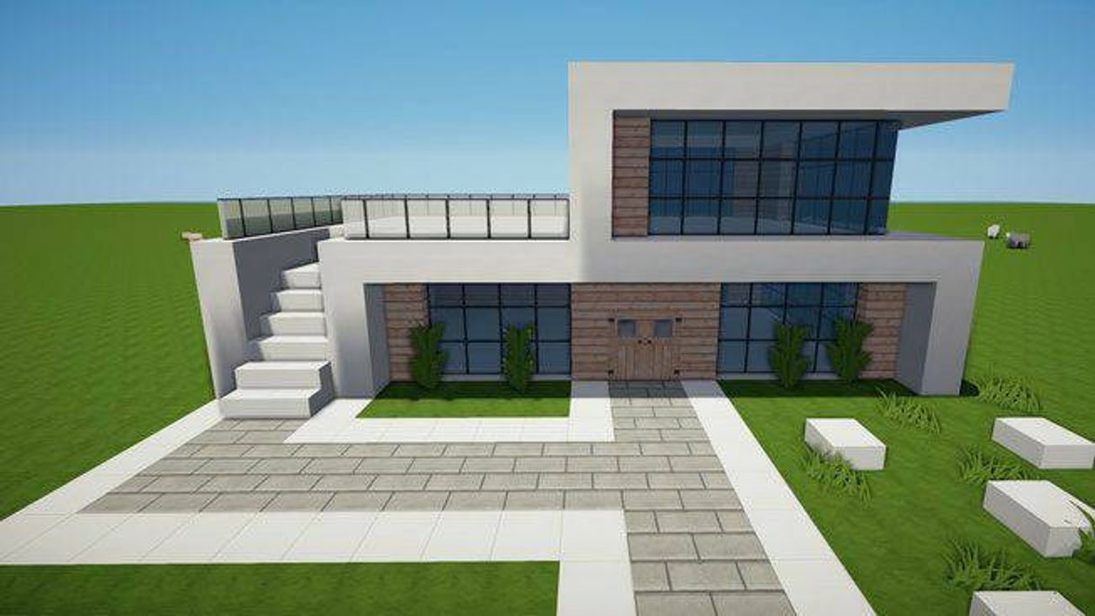 Social Casa minecraft moderna 4