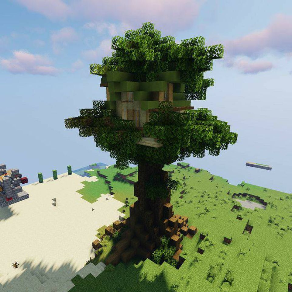 Social Casa minecraft na arvore