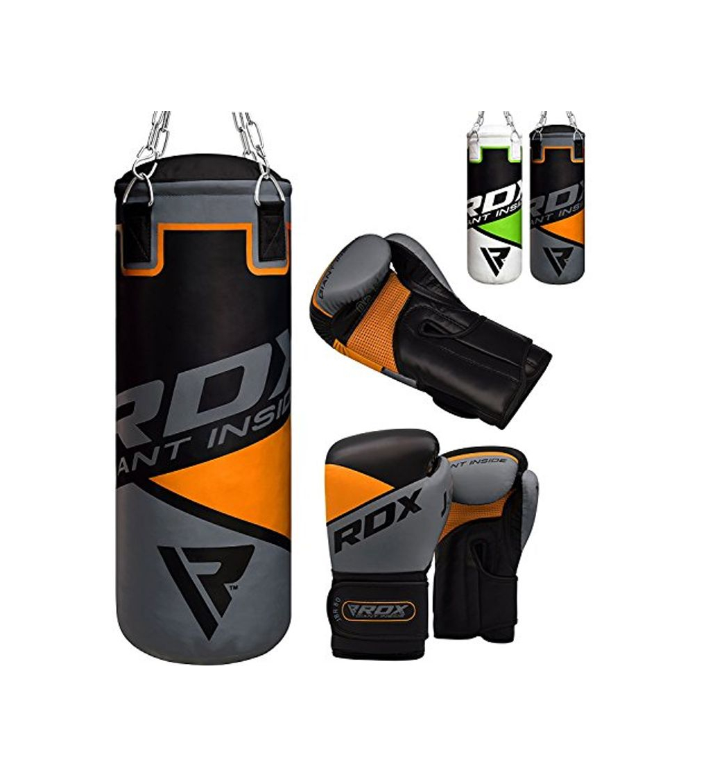 Productos RDX Saco de Boxeo Niños Relleno MMA Muay Thai Kick Boxing Artes Marciales con Guantes Entrenamiento Junior Punching Bag