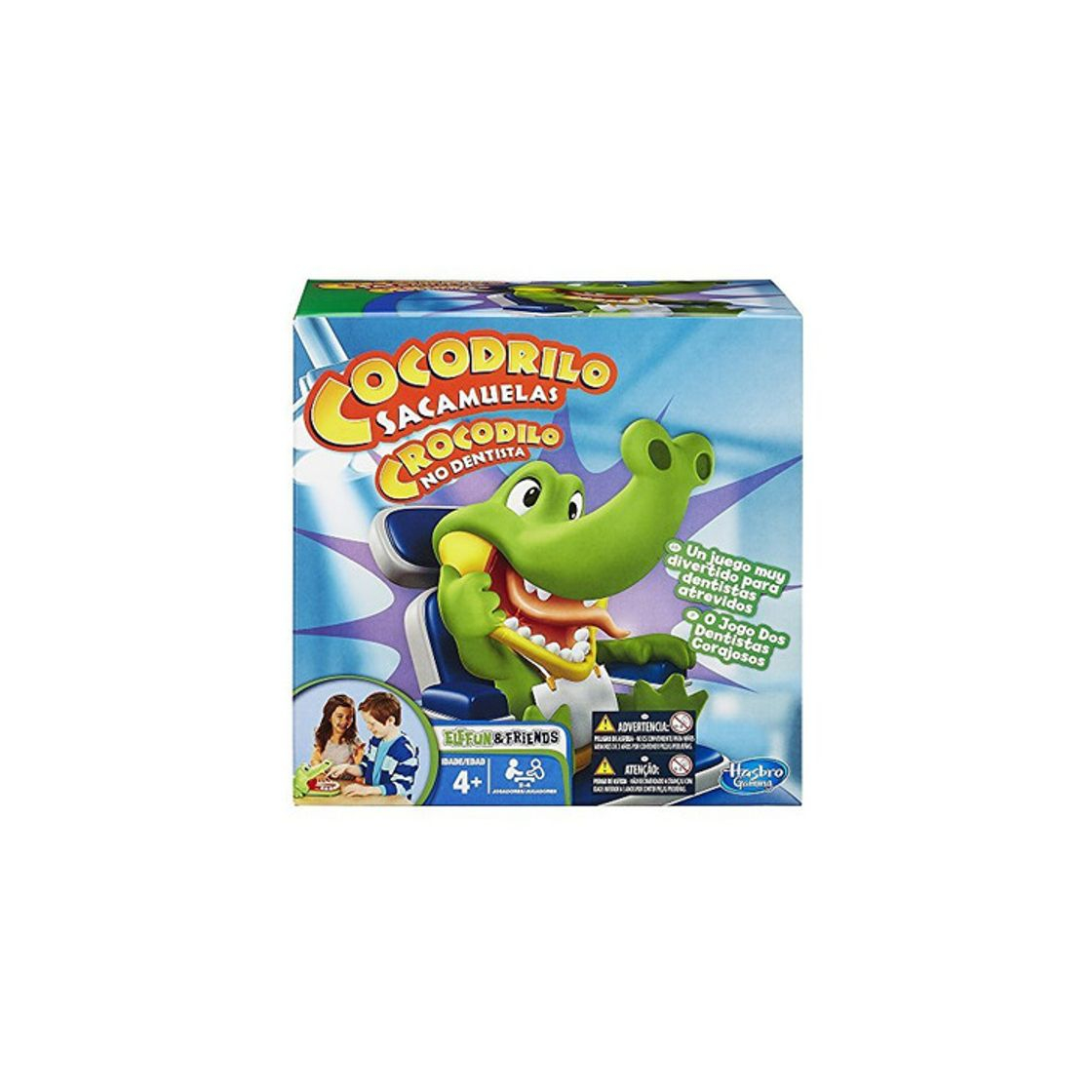 Product Hasbro - Cocodrilo sacamuelas, Juego de Habilidad