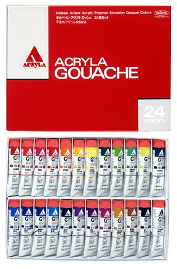 Product Holbein acrylic la gouache set 24 color set