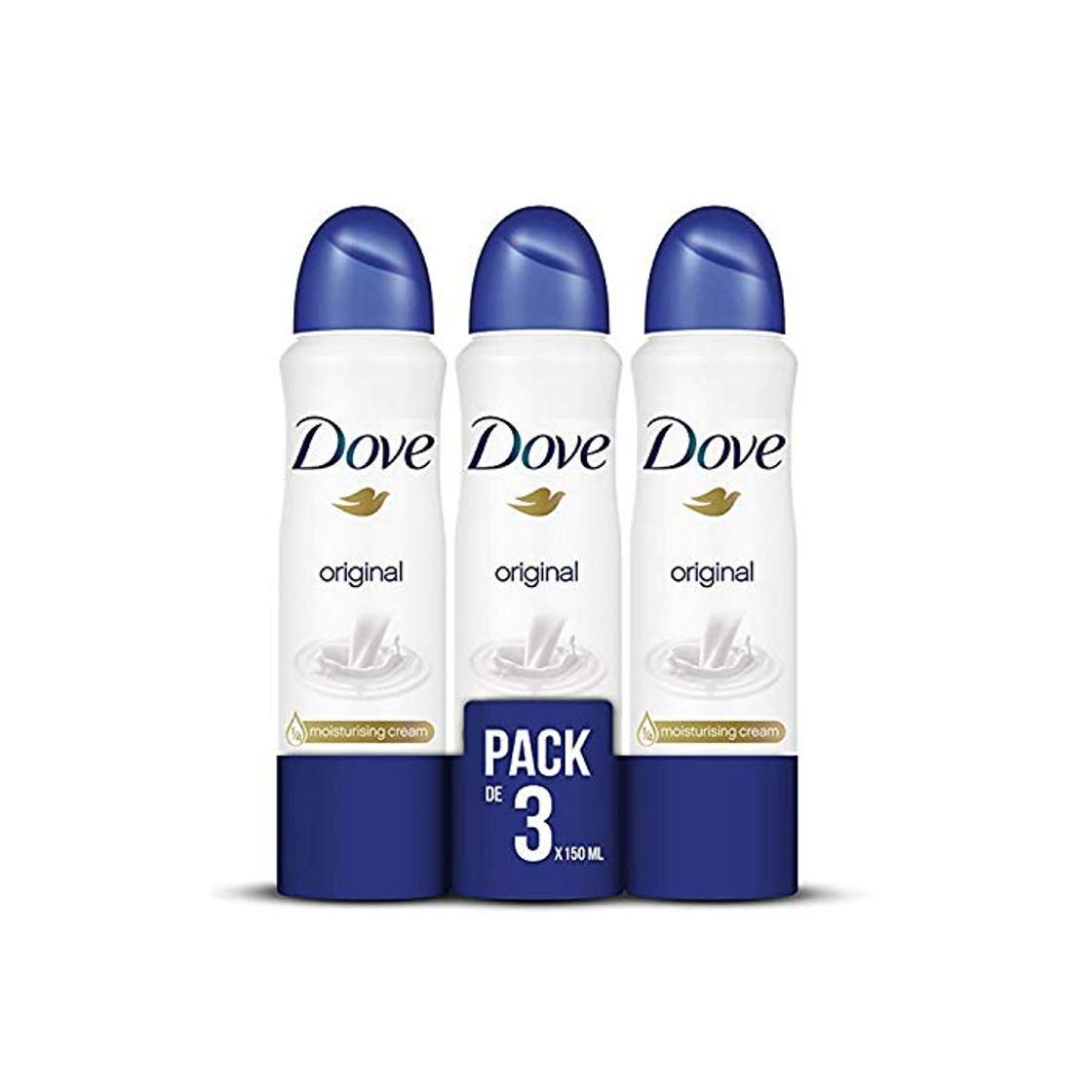 Product Dove Desodorante Original - Pack de 3 x 150 ml