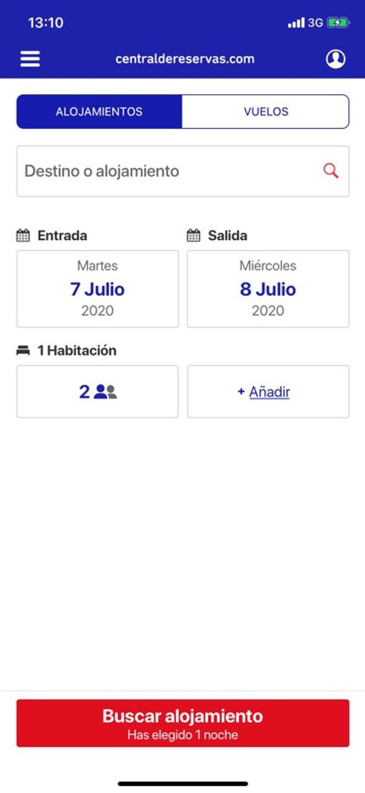 App Centraldereservas.com: +2.000.000 alojamientos en todo el mundo