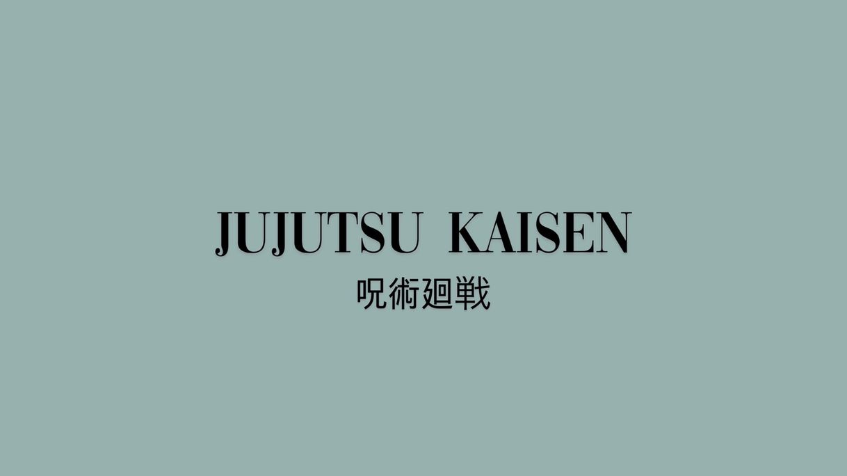 Series JUJUTSU KAISEN
