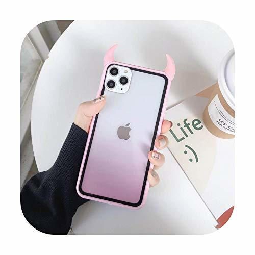 Carcasa para iPhone 11 Pro MAX Coque con diseño de Cuerno de