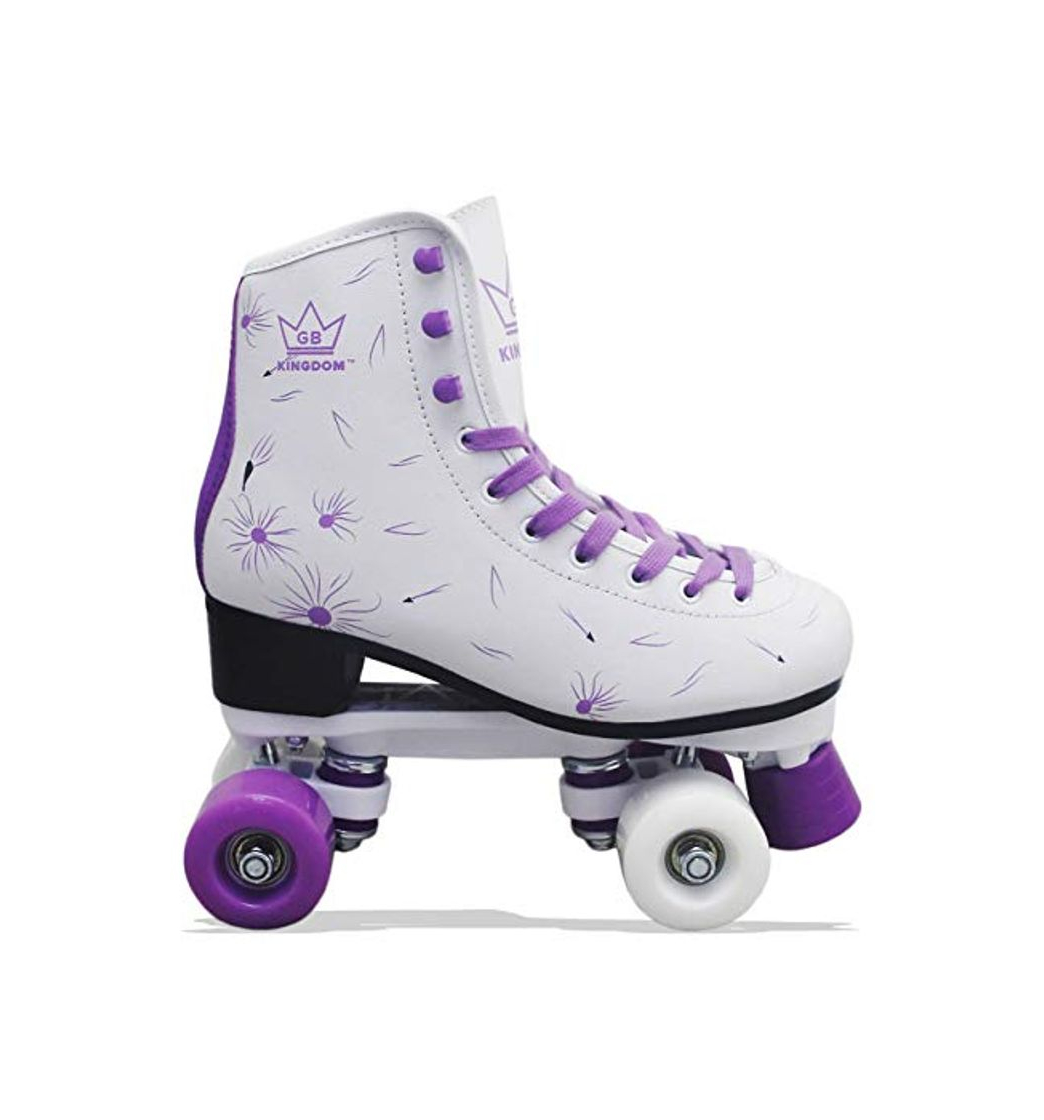 Product Kingdom GB Patines de Lona HI-PE de Cuatro Ruedas