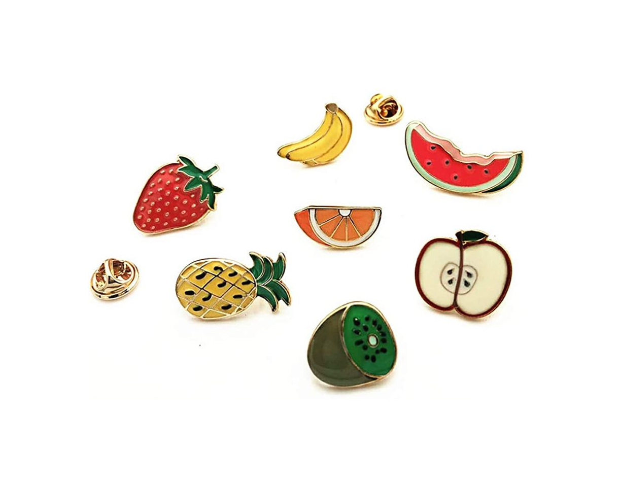 Social Pins frutas