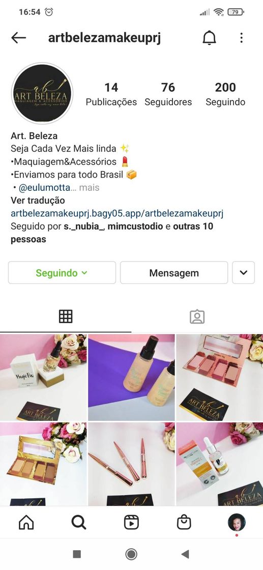 Fashion Loja de maquiagem artbelezamakeuprj