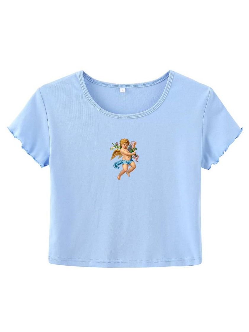 Moda Camiseta ángel