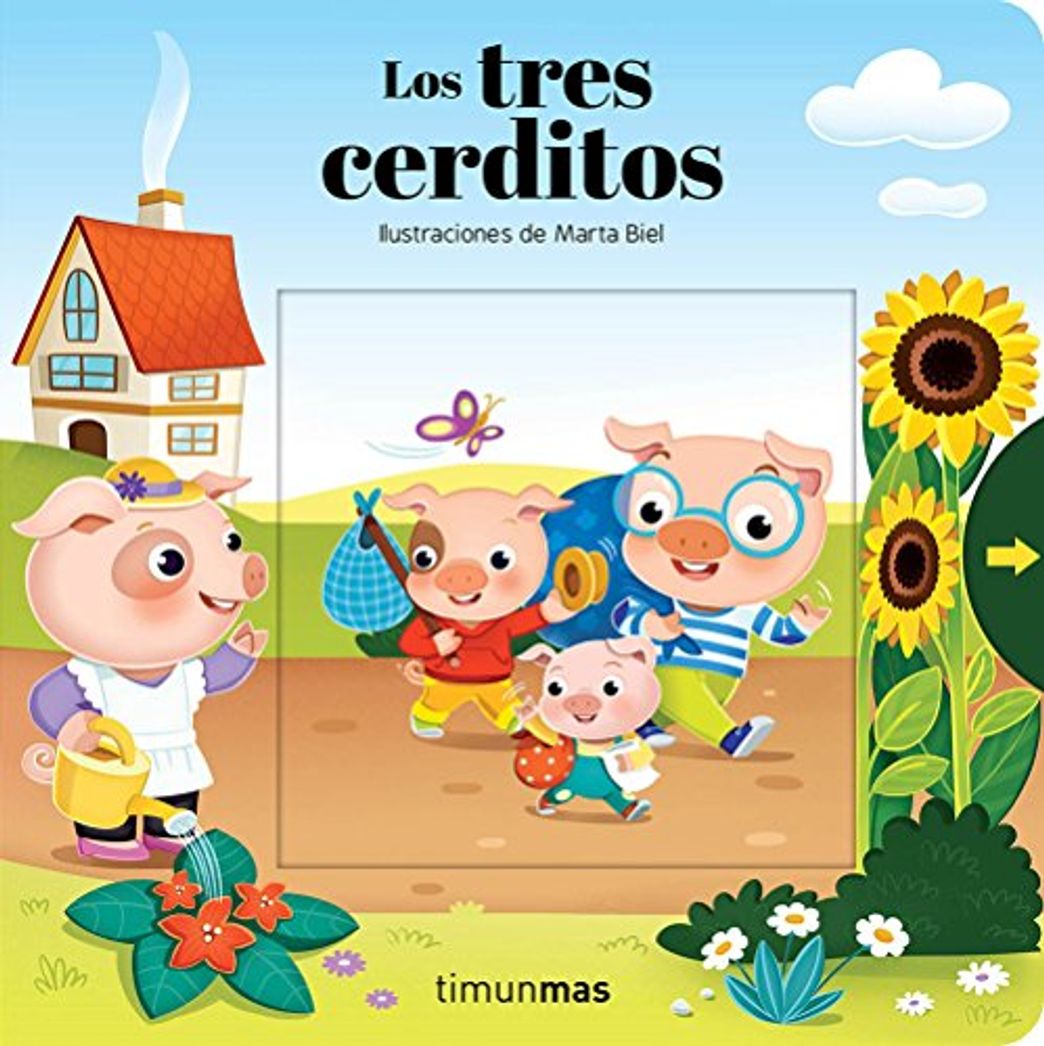 Libro Los tres cerditos: Ilustraciones de Marta Biel