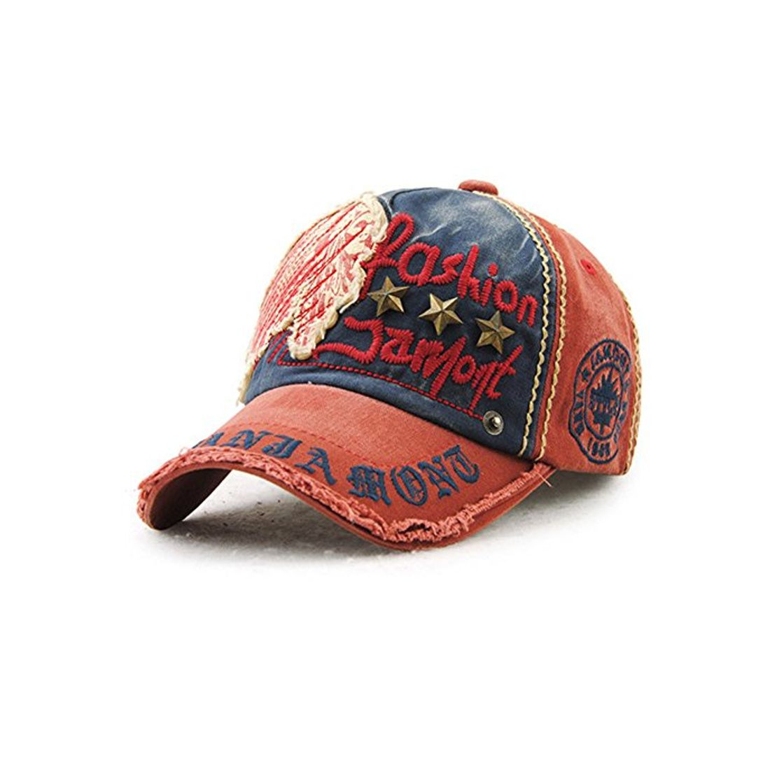 Social Gorra de béisbol Unisex ajustable Hat Tioamy Retro Baseball Cap Cap Algodón Fashinable Ocio Carta Sombrero exterior para hombres y mujeres
