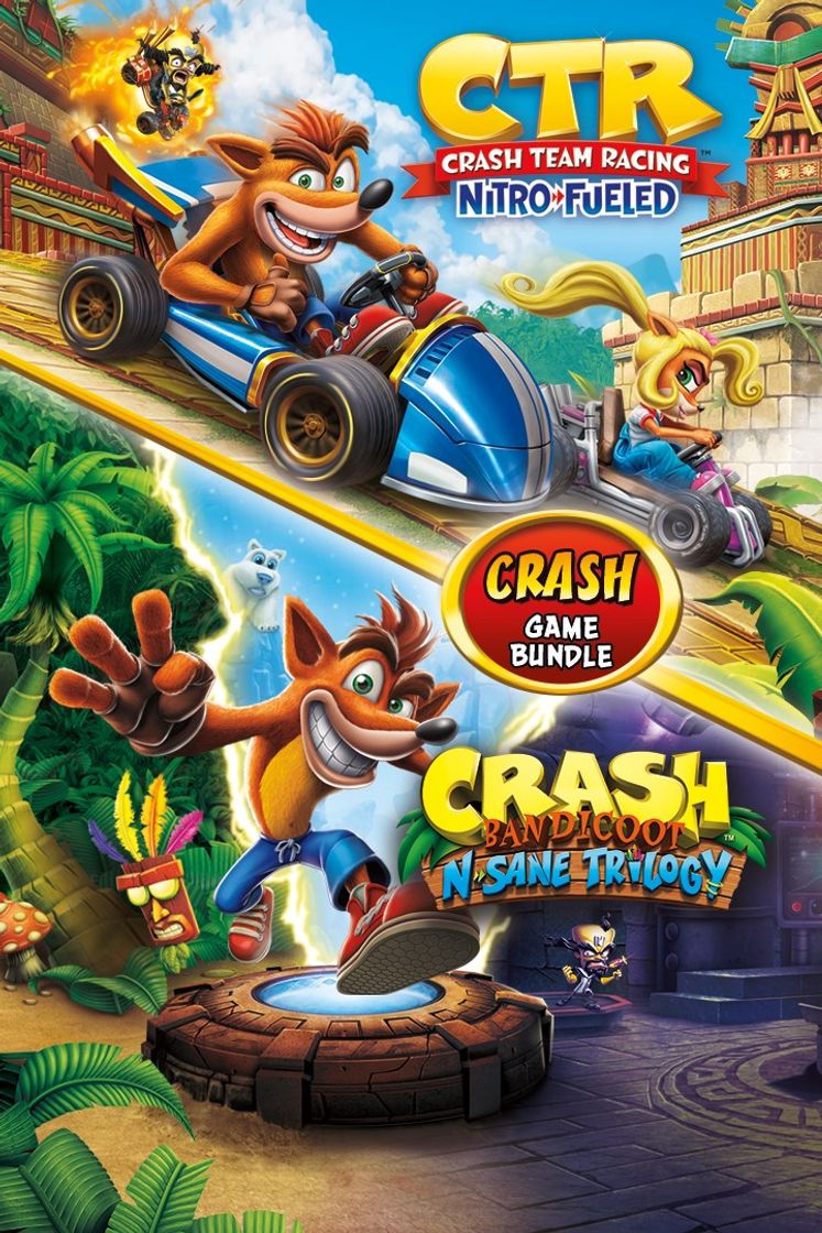 Videojuegos Crash Bandicoot N. Sane Trilogy & Crash Team Racing Nitro-Fueled Double Pack