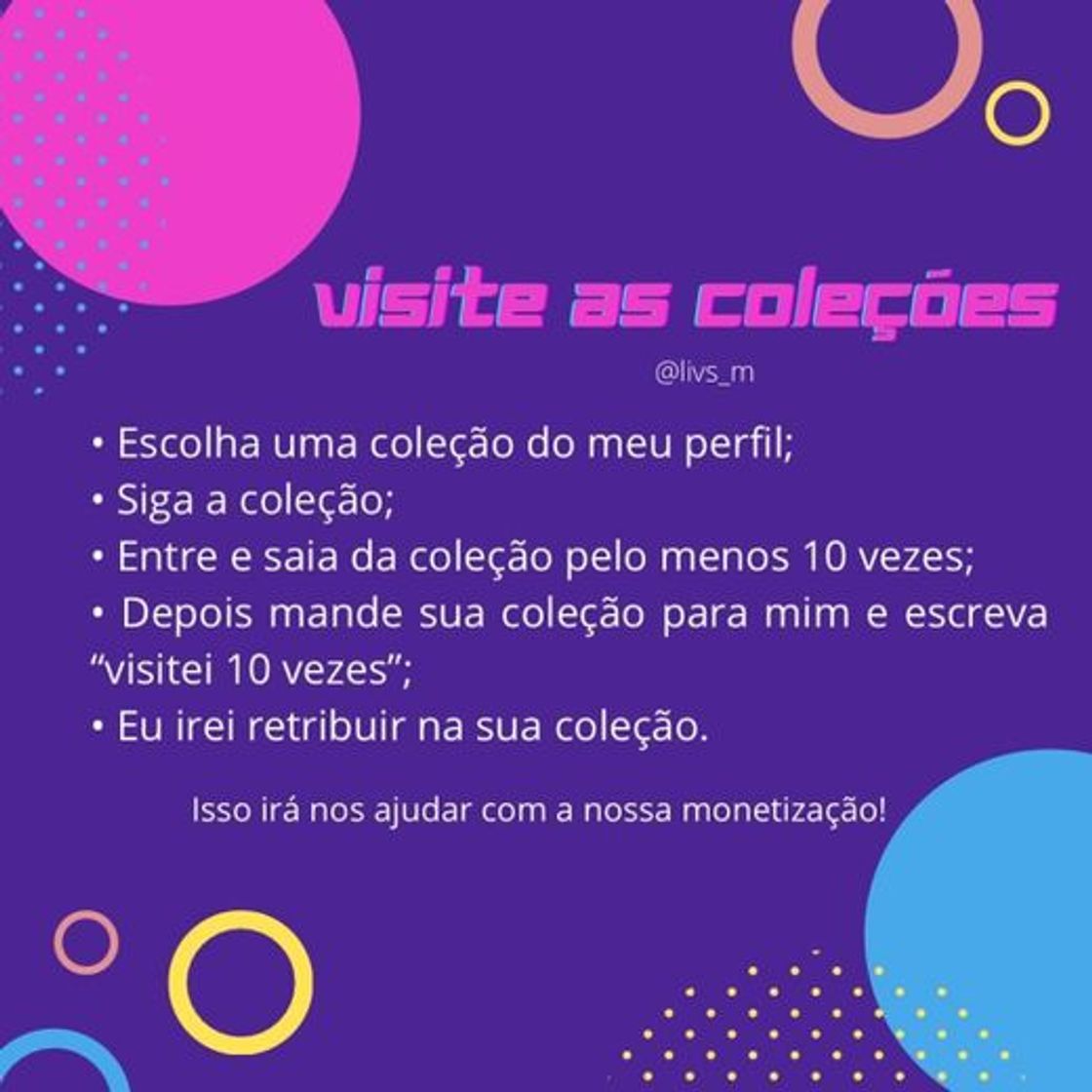 Fashion Visitem as coleções e retribuam!