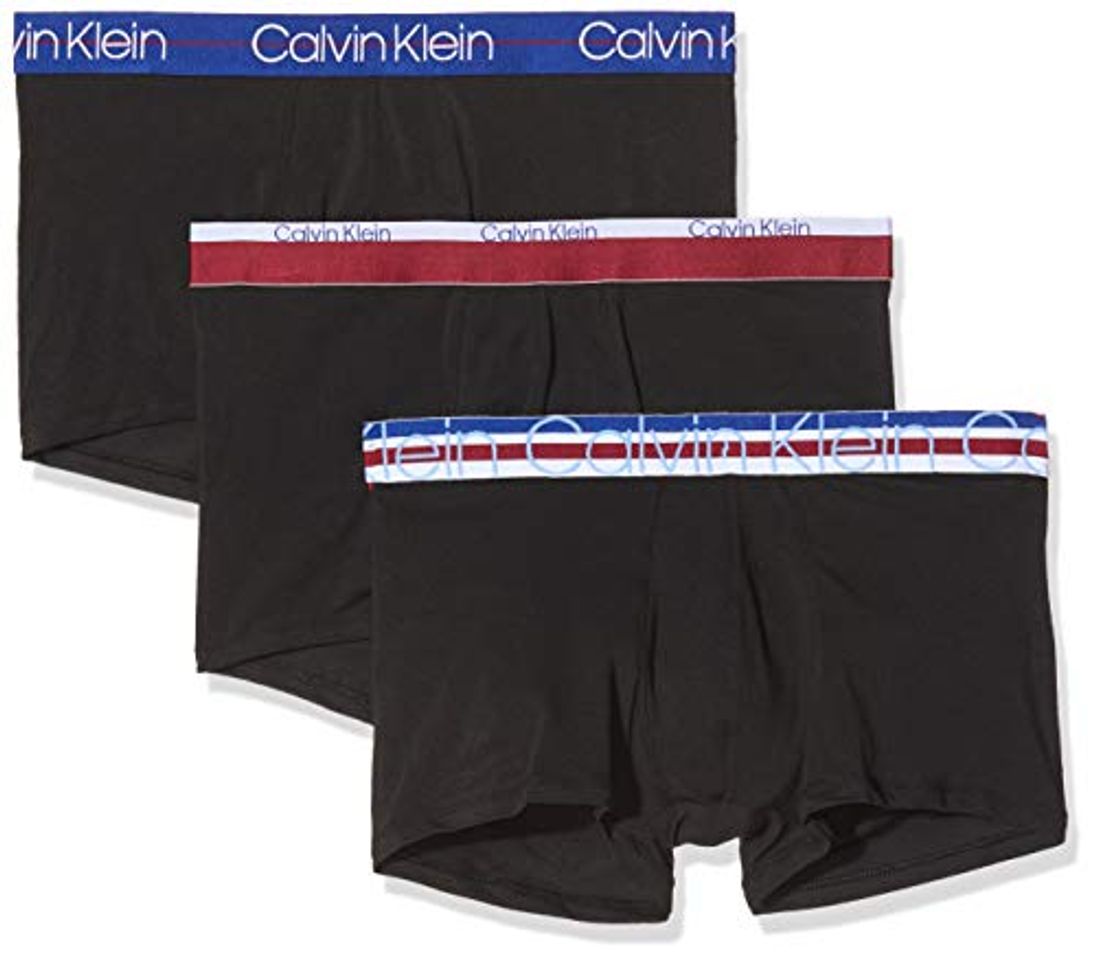 Place Calvin Klein Trunk 3pk Bañador, Negro