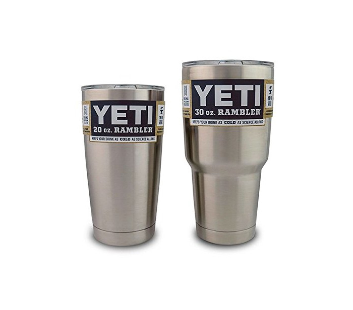 Fitness Yeti Rambler Stainless Steel Tumbler With Lid