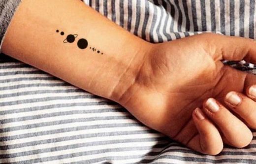 Tattoo sistema solar
