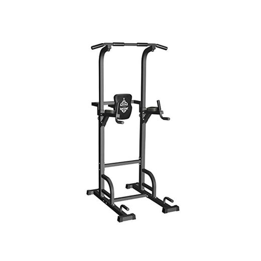 Sportsroyals Power Tower Dip Station Pull Up Bar for Home Gym Strength