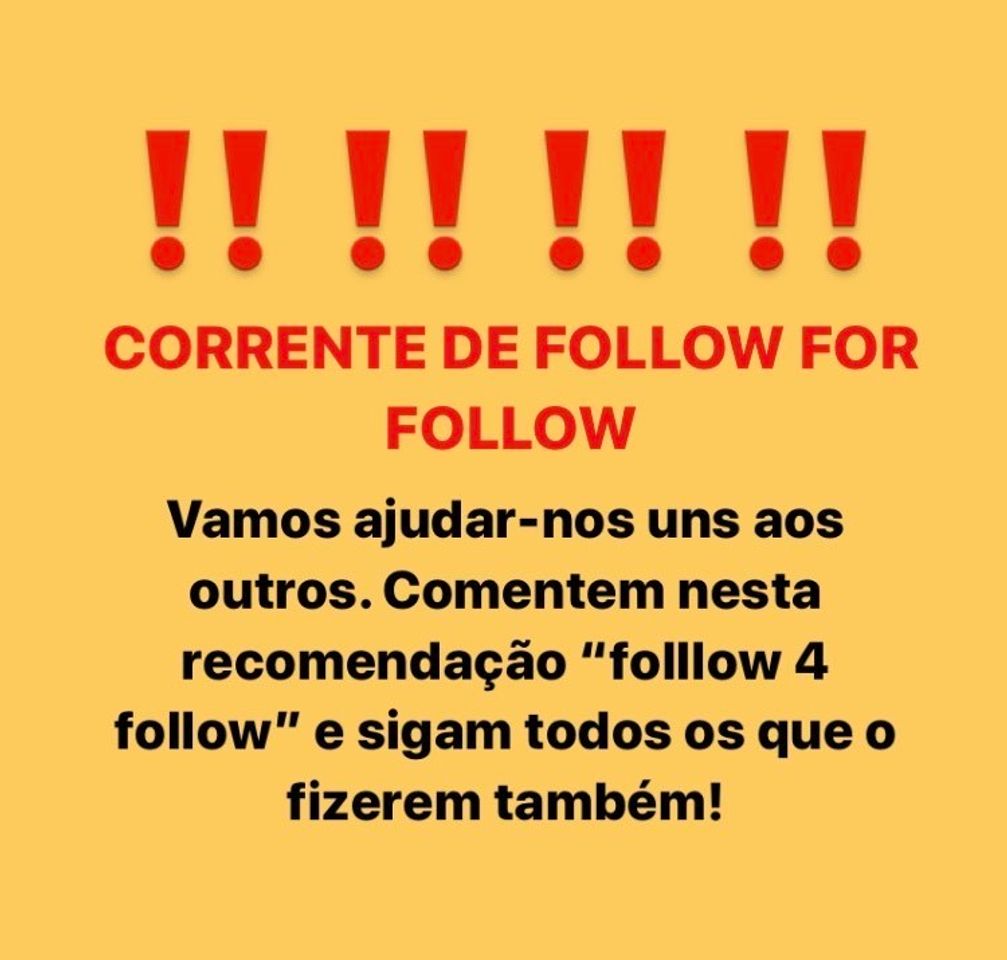 Fashion Corrente FOLLOW 4 FOLLOW