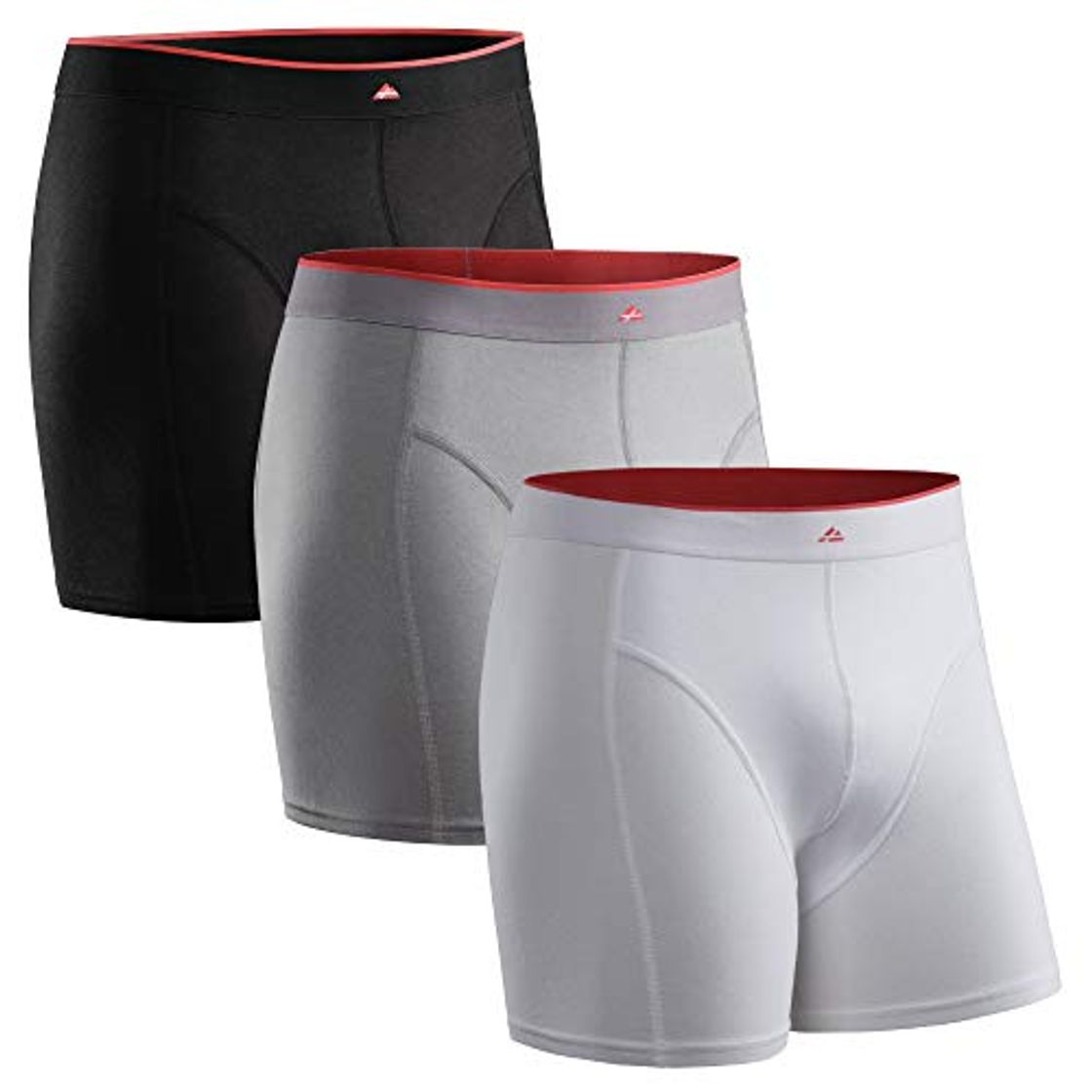 Moda Calzoncillos Boxer de Bambú para Hombre, Pack de 3, Ropa Interior Antibacteriana