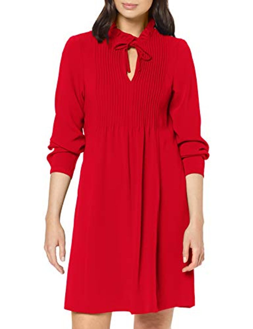 Moda Daniel Hechter Feminine Dress Vestido, Rojo