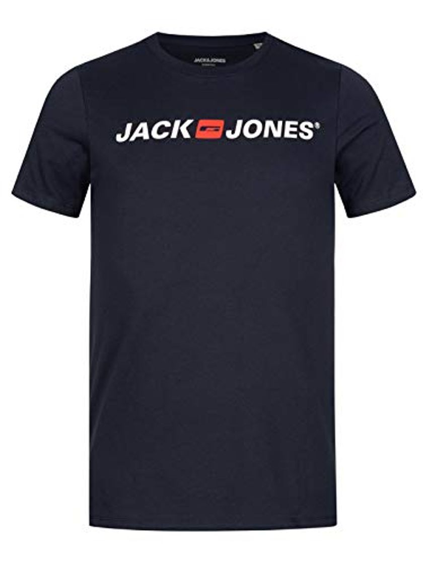 Social JACK & JONES Jjecorp Logo tee SS Crew Neck Noos Camiseta, Azul