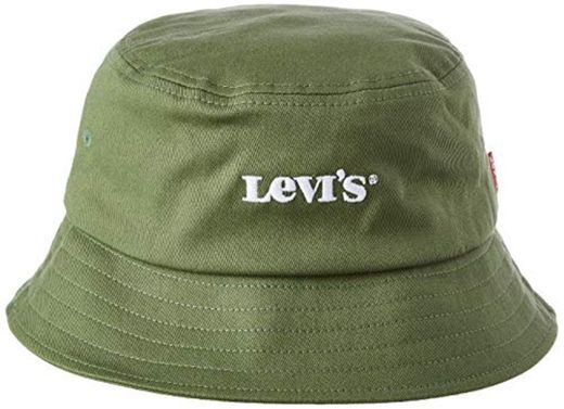 Levi's Bucket Hat-Vintage Modern Logo Sombrero de Copa Baja