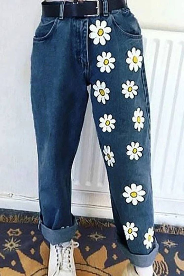 Fashion Calça de florzinhas🌼