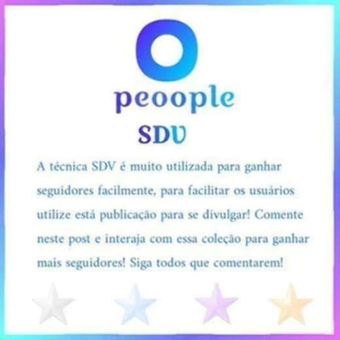Social Sigo de volta (SDV)
