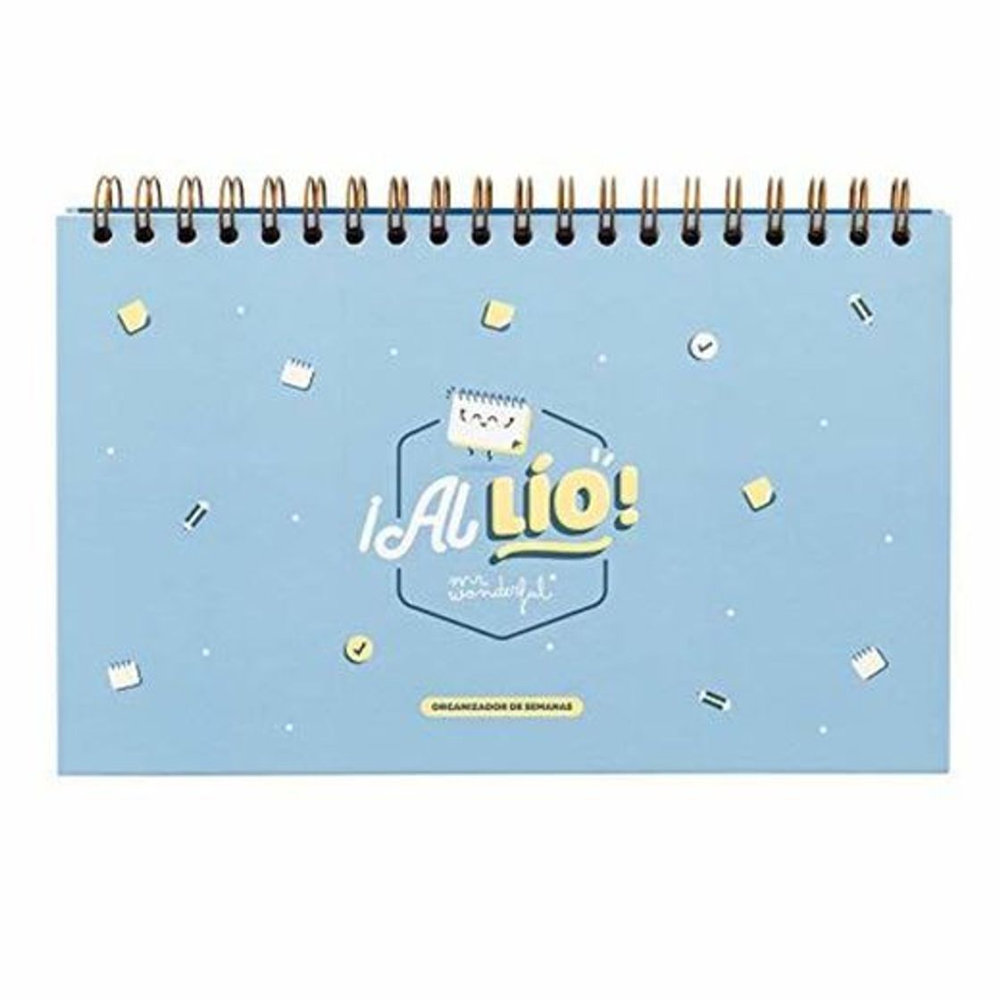 Social Mr. Wonderful Planificador para organizar Tus semanas-¡Al lío