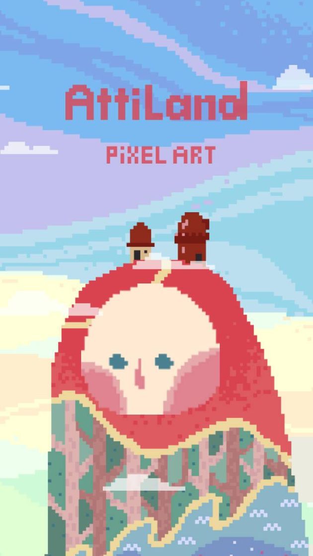 Videojuegos Color Pixel Art- Atti Land