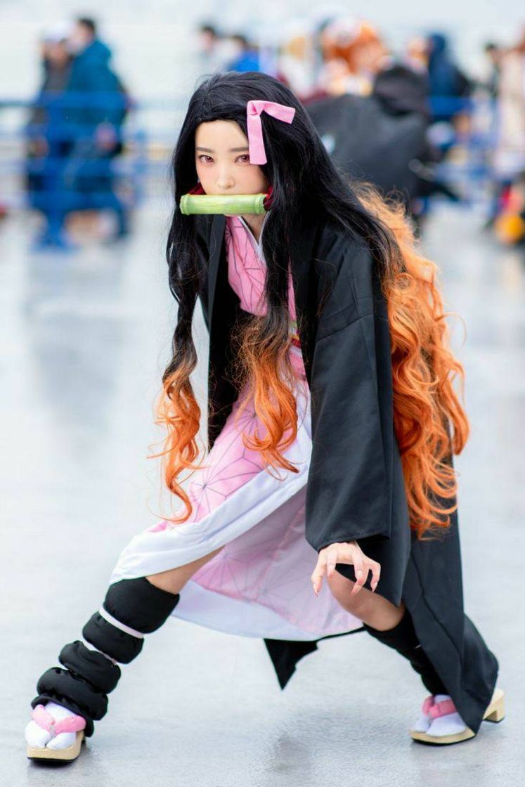 Moda Cosplay Nezuko Kamado 