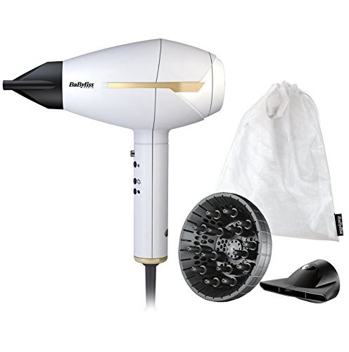 Lugar BaByliss 6735E Edición Especial White&Gold Secador de pelo profesional