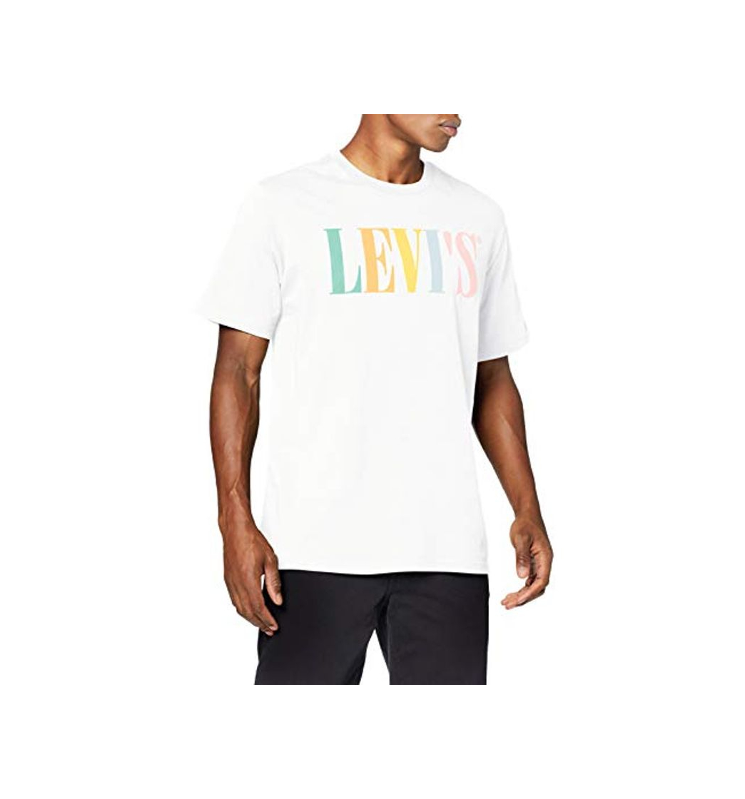 Fashion Levi's Relaxed Graphic tee Camiseta, Blanco