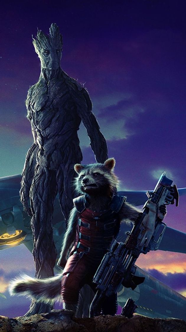 Fashion Groot and Rocket 