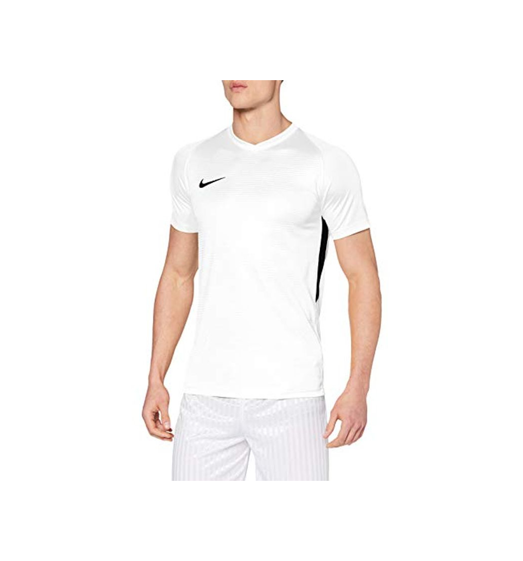 Fitness Nike M Nk Dry Tiempo Prem JSY SS Camiseta, Hombre, Blanco