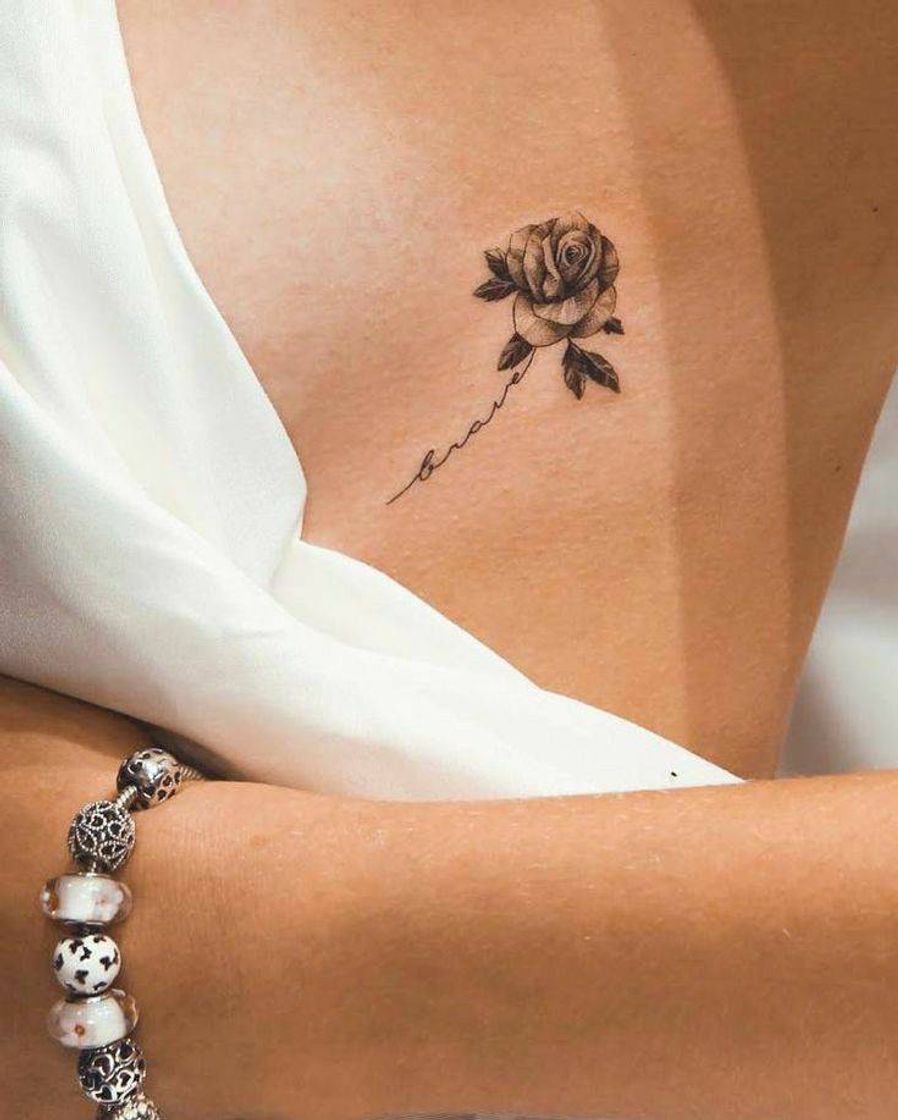 Moda tatuagem - rosa